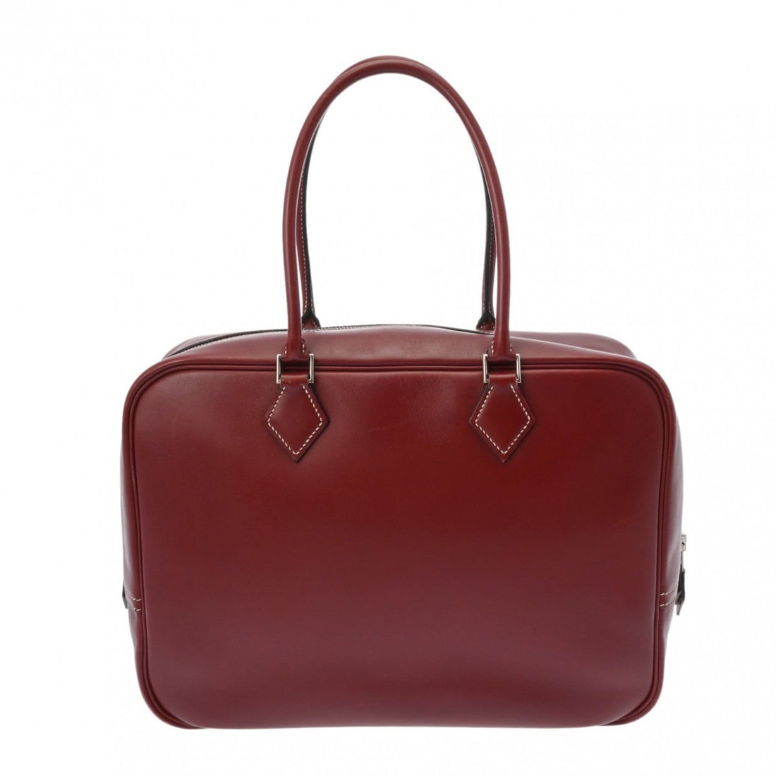 Hermès Plume Burgundy Leather Handbag 