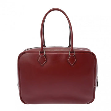 Hermès Plume Burgundy Leather Handbag 