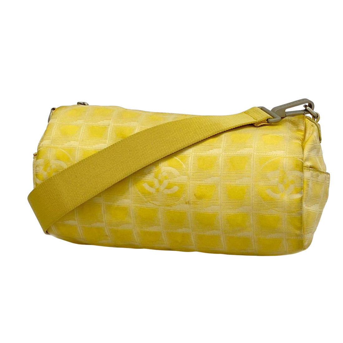 Chanel Travel line Yellow Synthetic Shoulder Bag