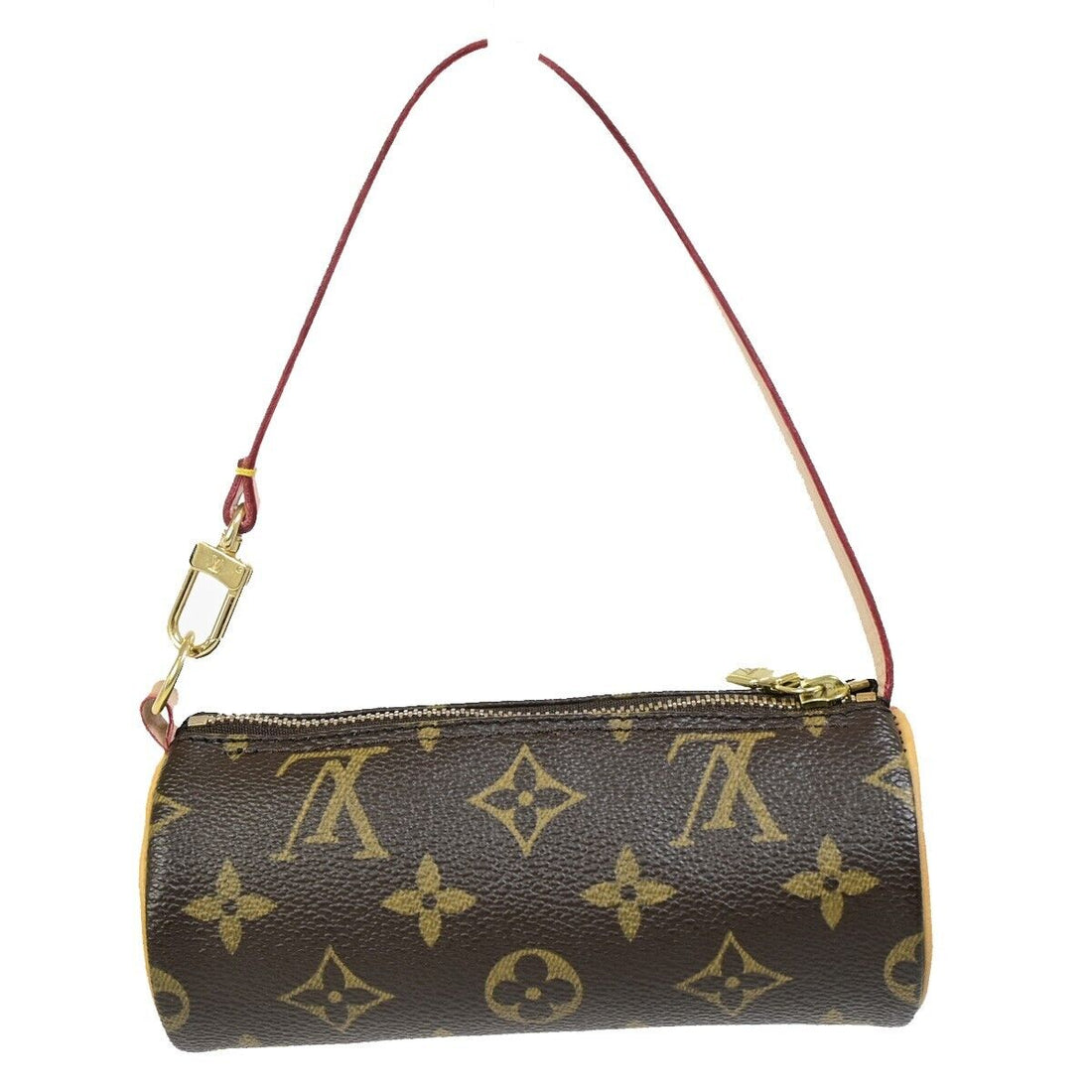 Louis Vuitton Papillon Brown Canvas Clutch Bag