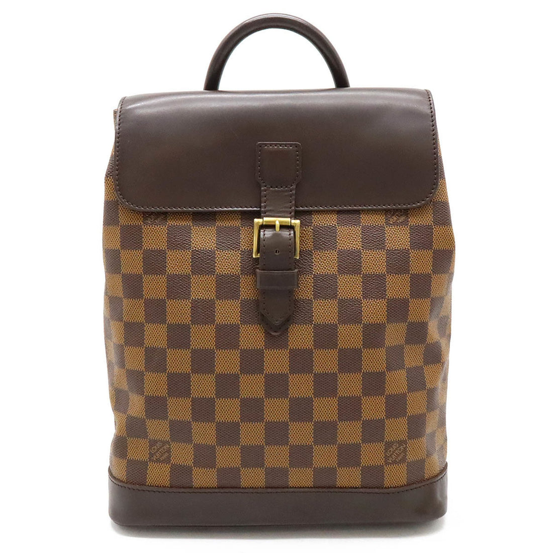 Louis Vuitton Soho Brown Canvas Backpack Bag