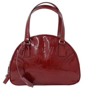 Prada Burgundy Leather Handbag 