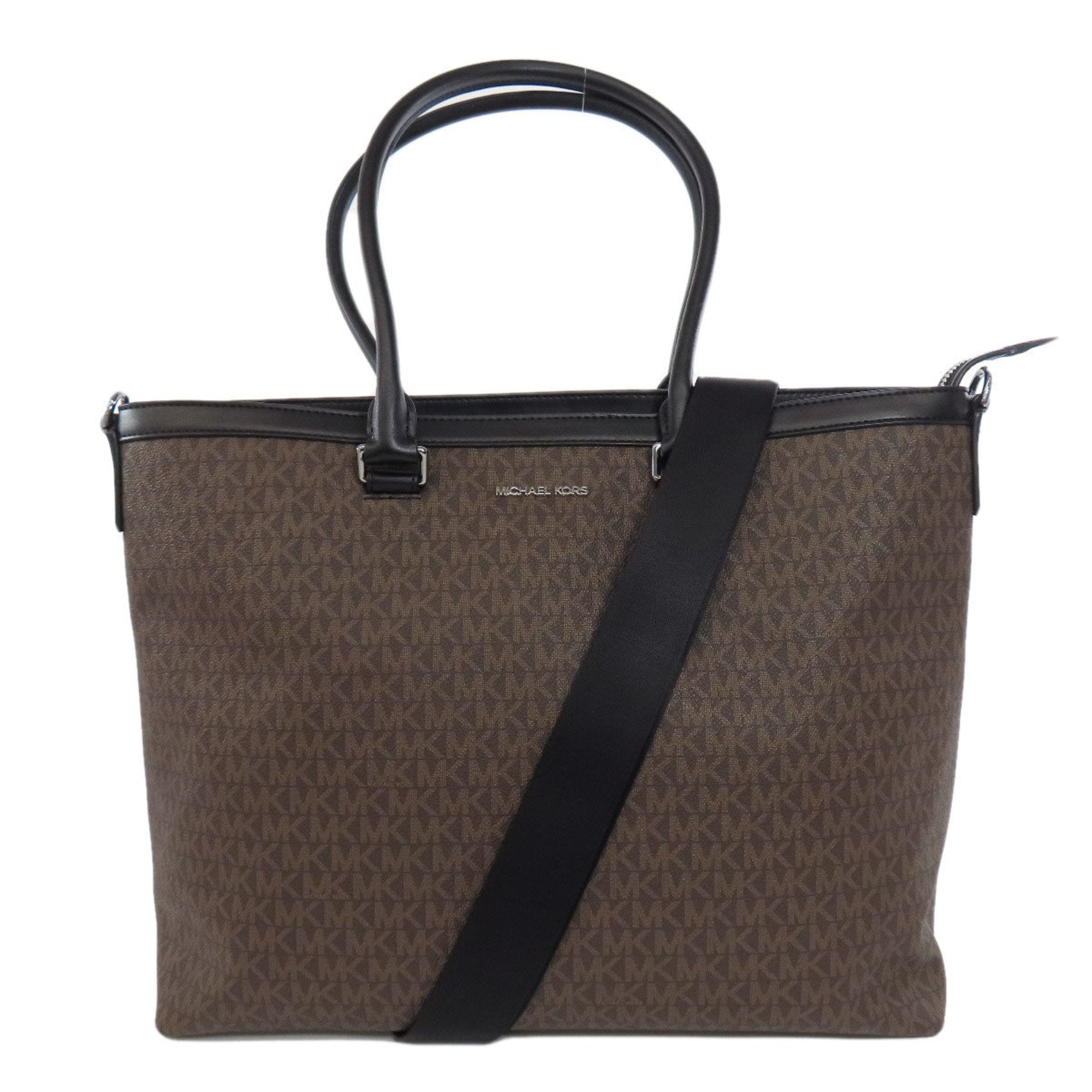 Michael Kors Tote Bag Brown Canvas Tote Bag