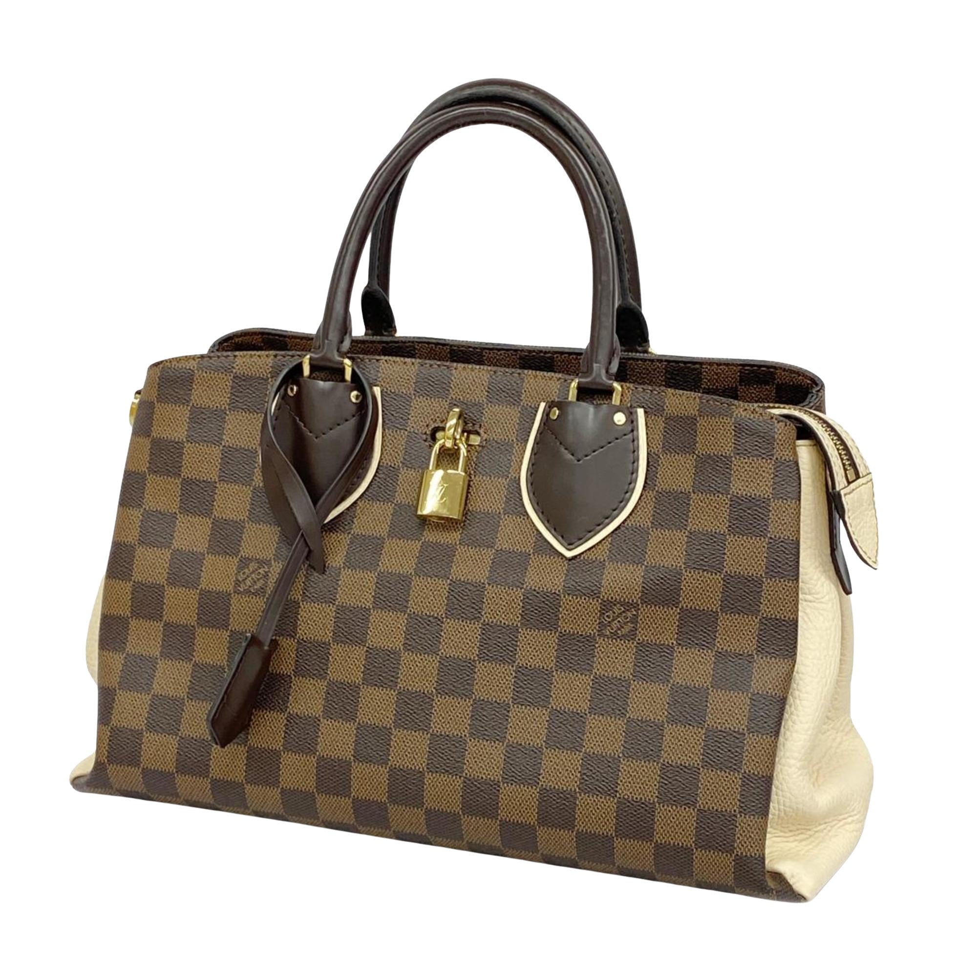 Louis Vuitton Normandy Brown Canvas Handbag 