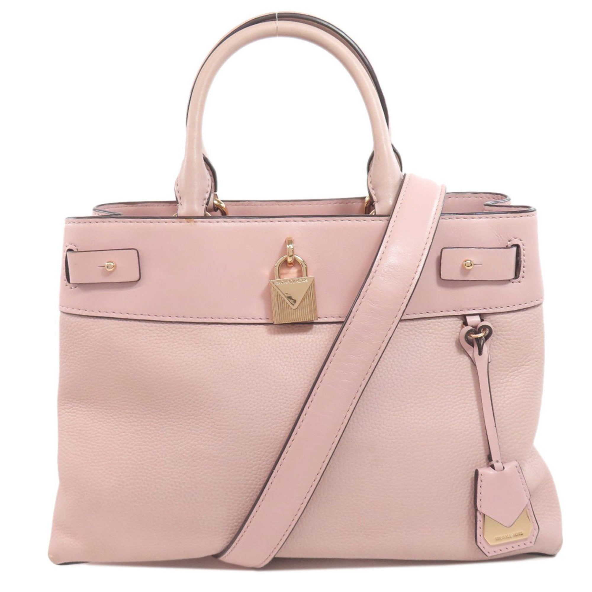 Michael Kors Gramercy Pink Leather Handbag 