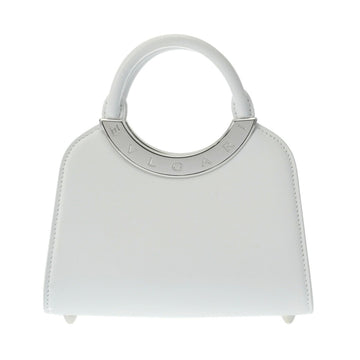 Bulgari Bvlgari Roma White Leather Handbag 