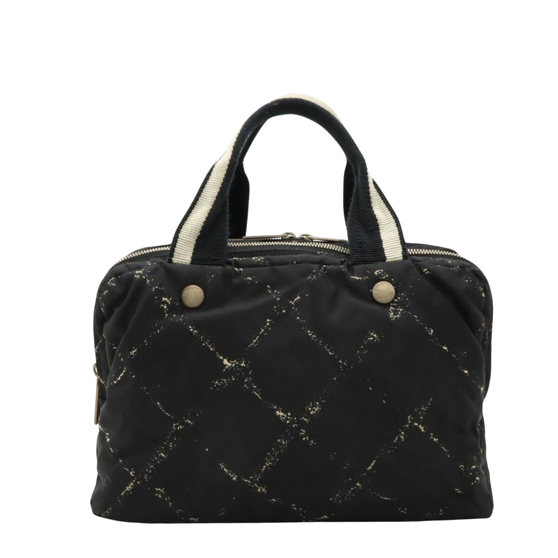 Chanel Travel line Black Synthetic Tote Bag