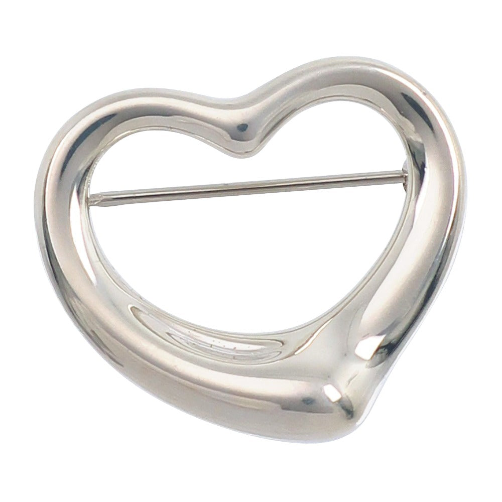 Tiffany & Co Open Heart Silver Silver Brooch 