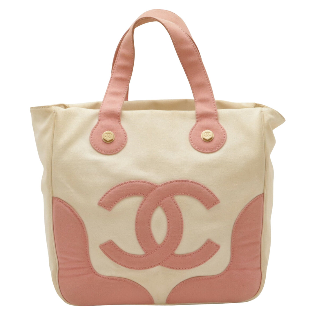 Chanel Marshmallow Beige Canvas Tote Bag