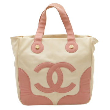 Chanel Marshmallow Beige Canvas Tote Bag