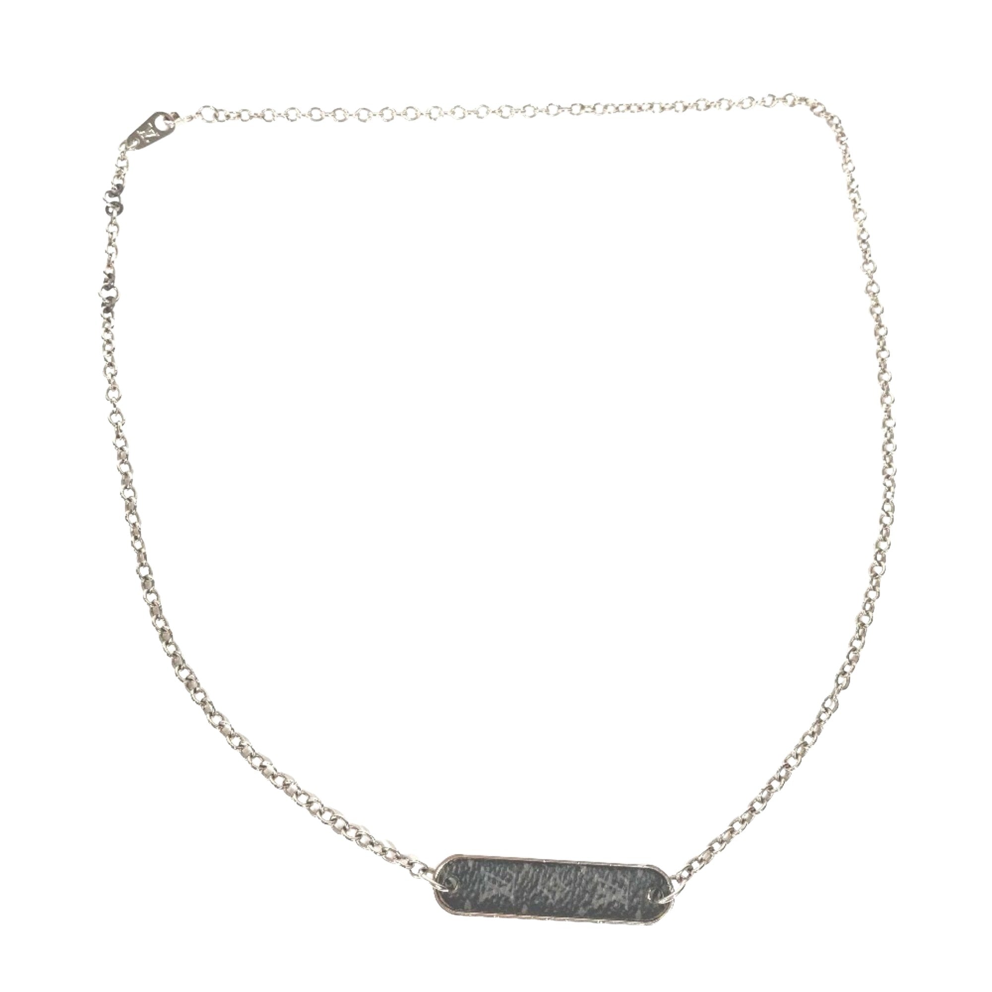 Louis Vuitton Silver Metal Necklace 