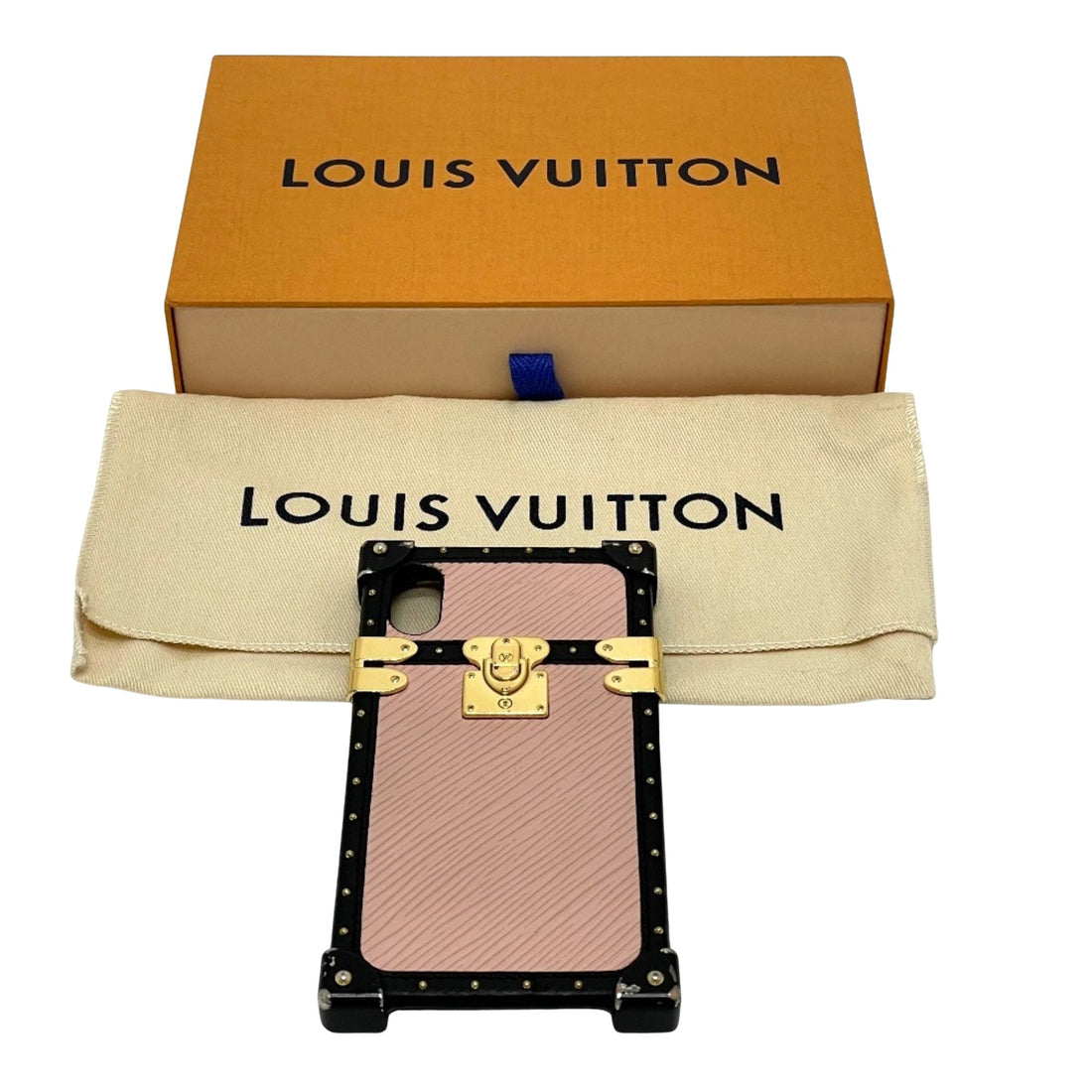 Louis Vuitton Eye Trunk Pink Leather Phone 