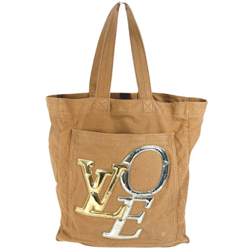 Louis Vuitton love tote Brown Canvas Tote Bag