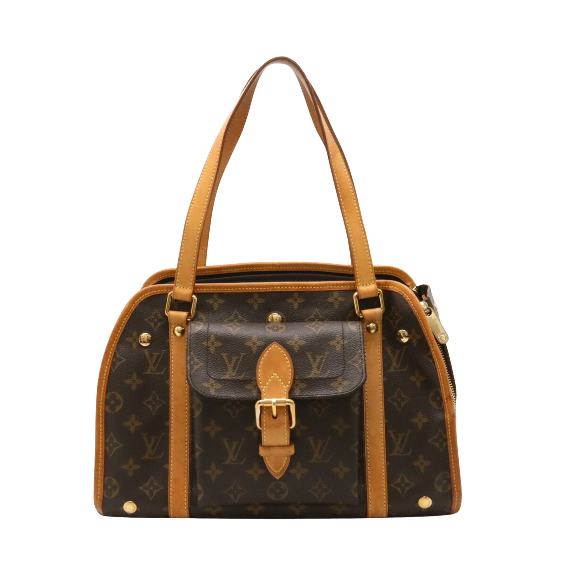 Louis Vuitton Baxter Brown Canvas Tote Bag