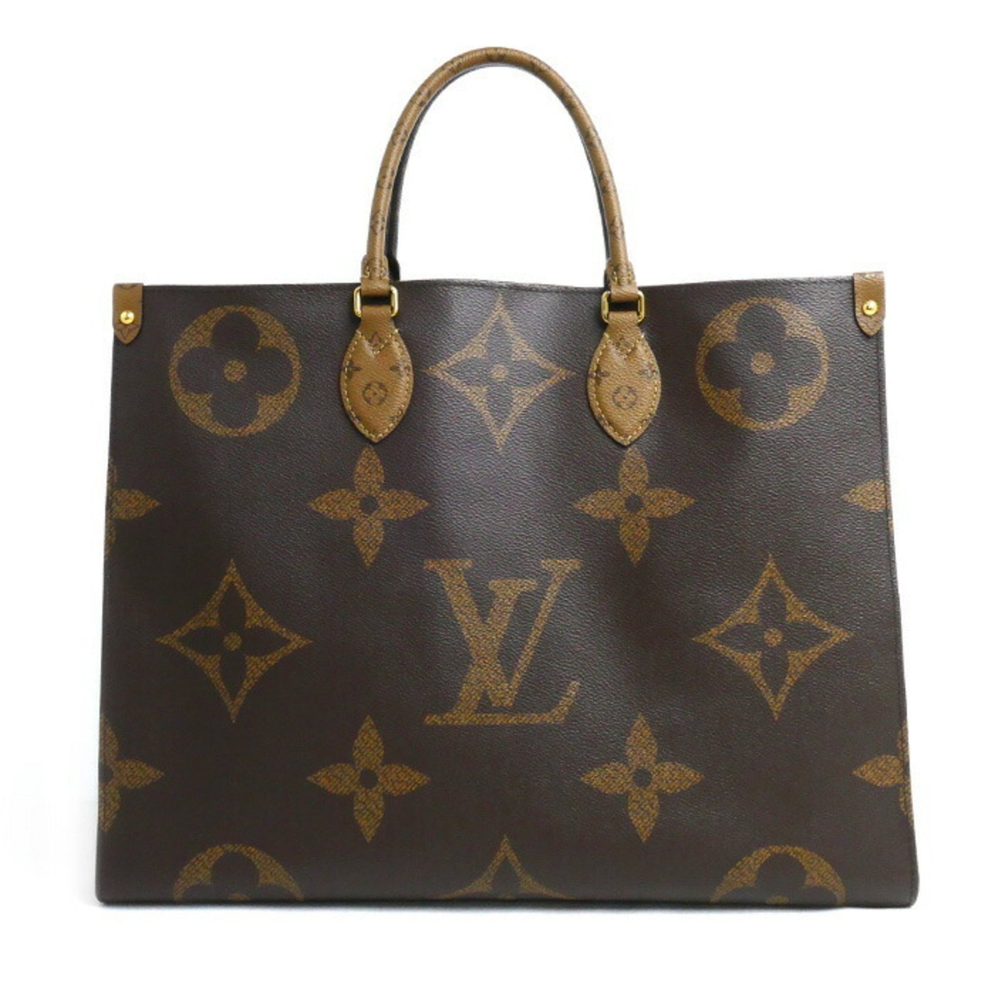 Louis Vuitton Onthego GM Brown Canvas Tote Bag