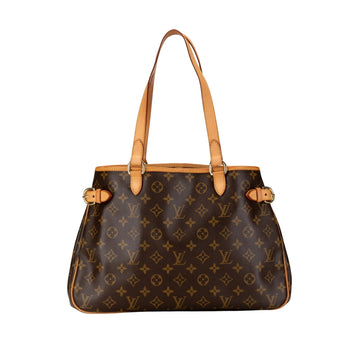 Louis Vuitton Batignolles Brown Leather Handbag 