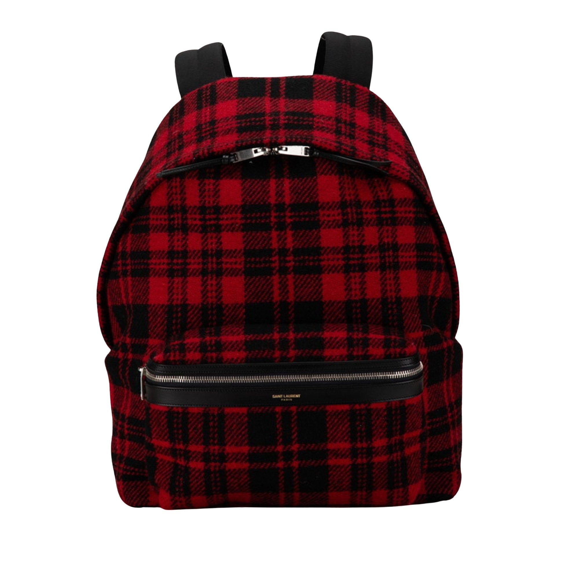 Saint Laurent Red Wool Backpack Bag