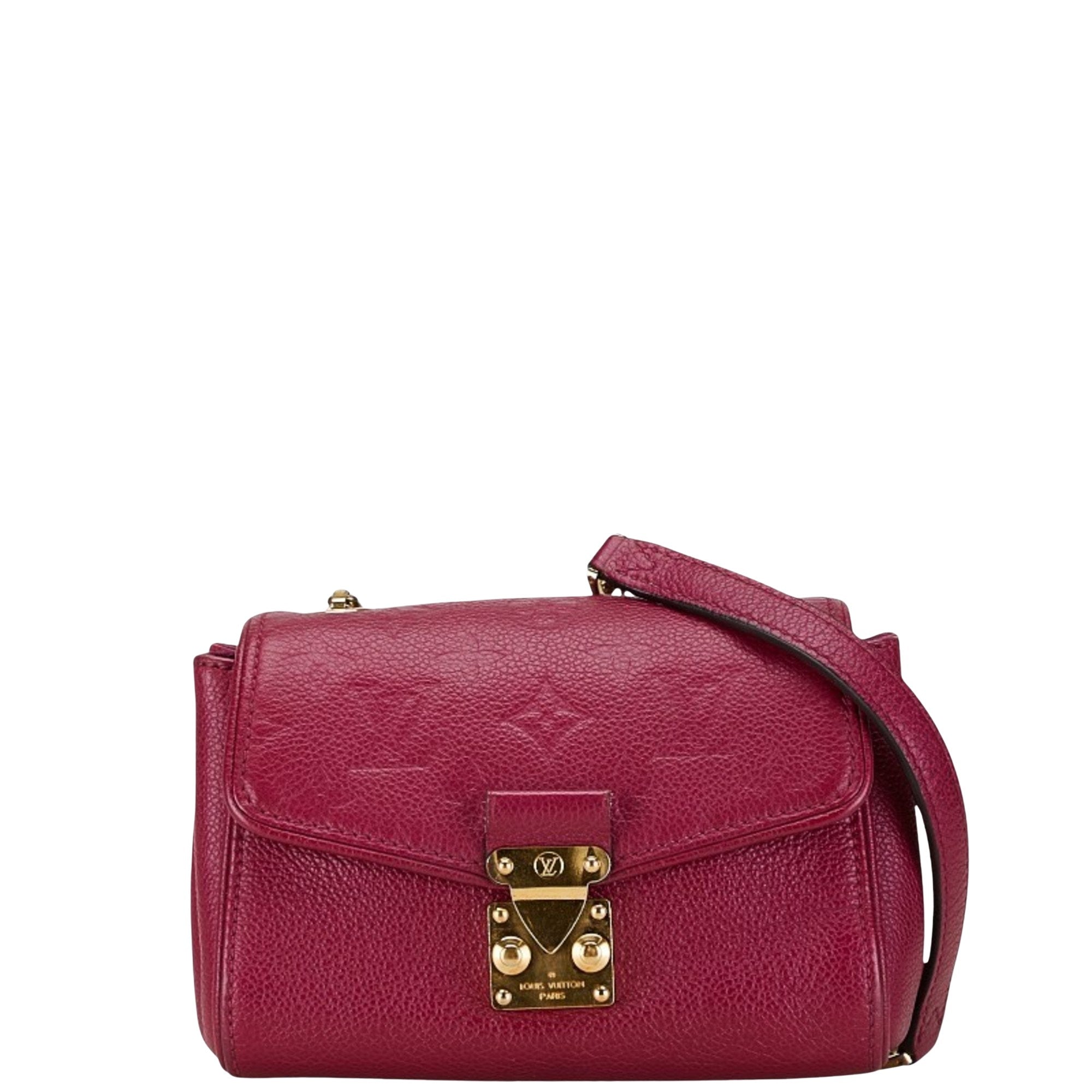 Louis Vuitton Saint Germain Purple Leather Shoulder Bag