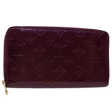 Louis Vuitton Portefeuille zippy Purple Patent Leather Wallet 