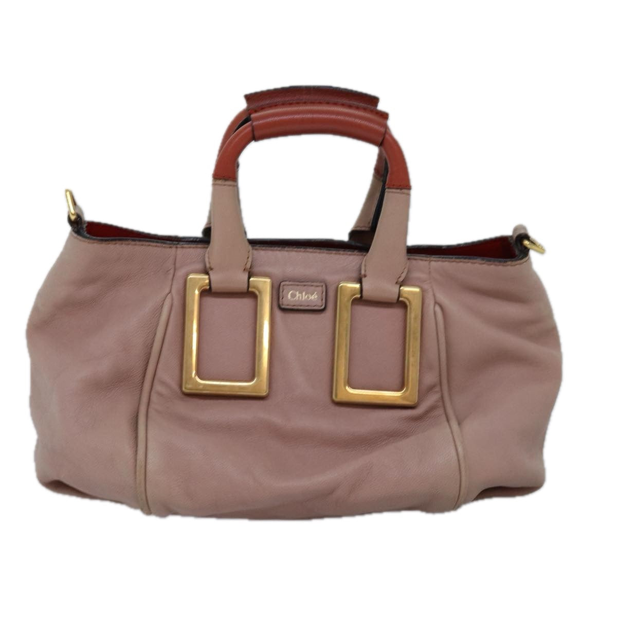 Chloé Ethel Pink Leather Handbag 