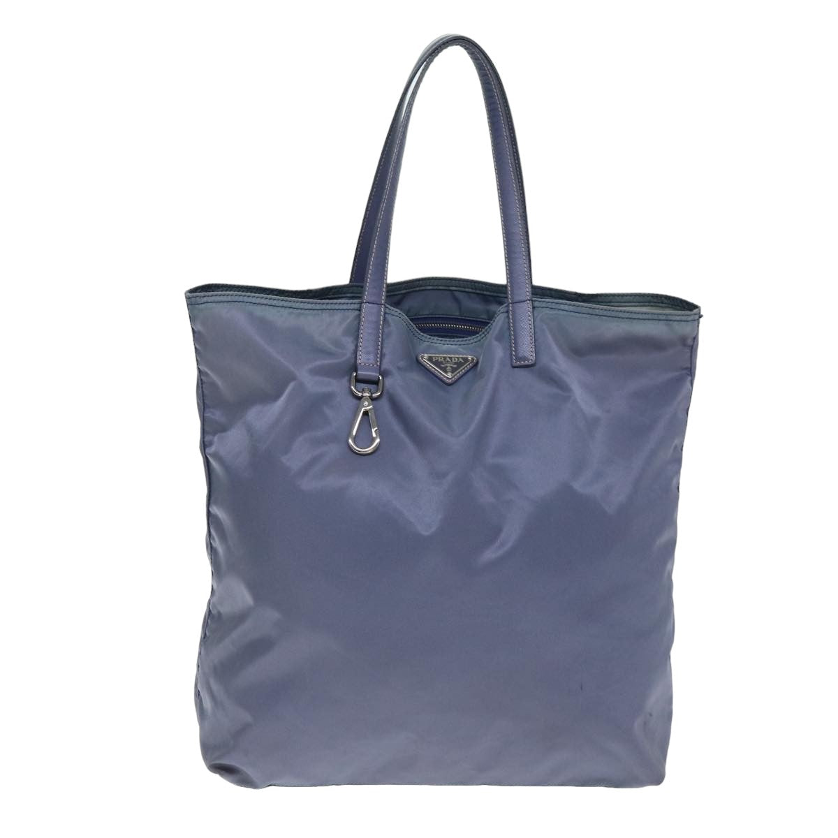 Prada Tessuto Blue Canvas Tote Bag