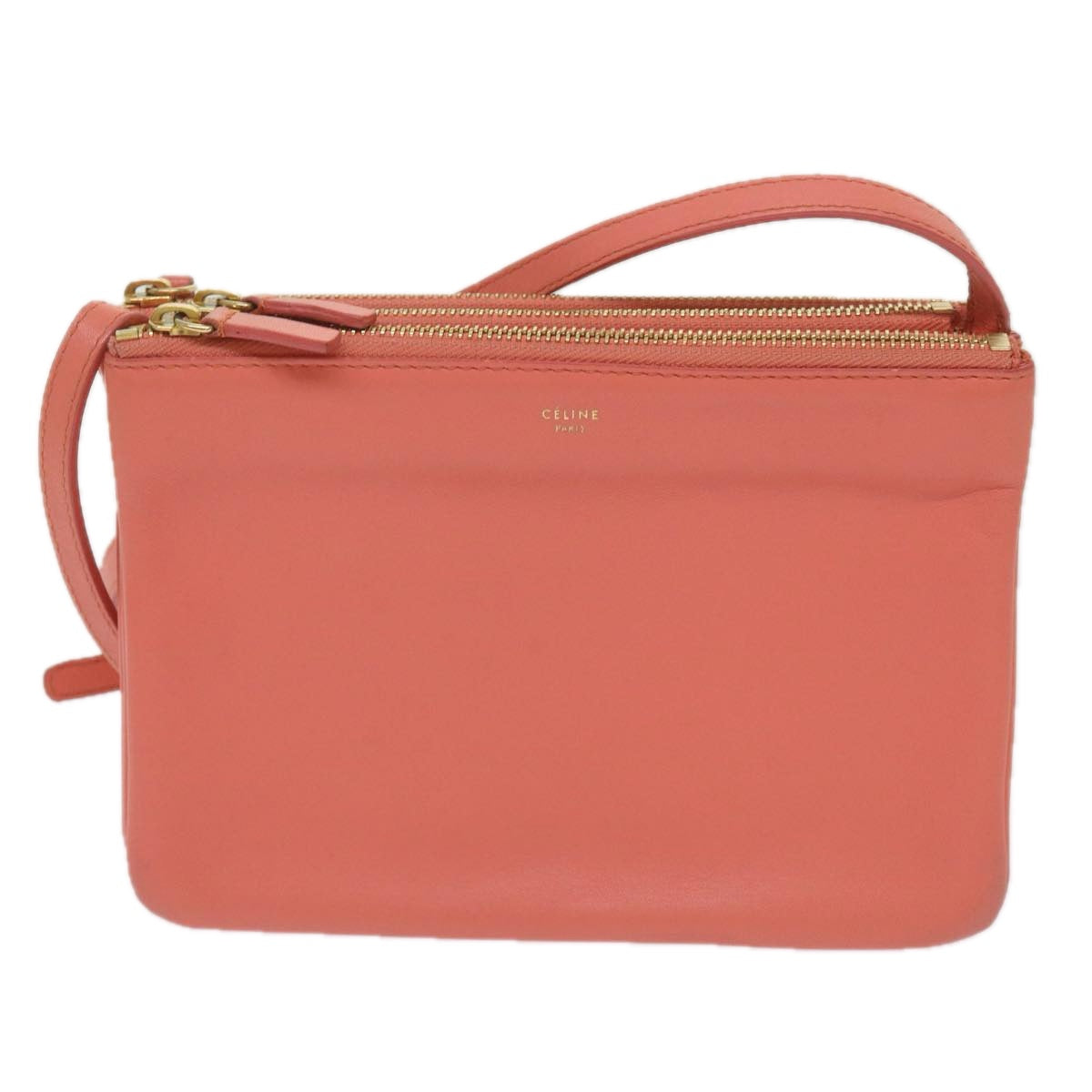 Céline Pink Leather Shoulder Bag