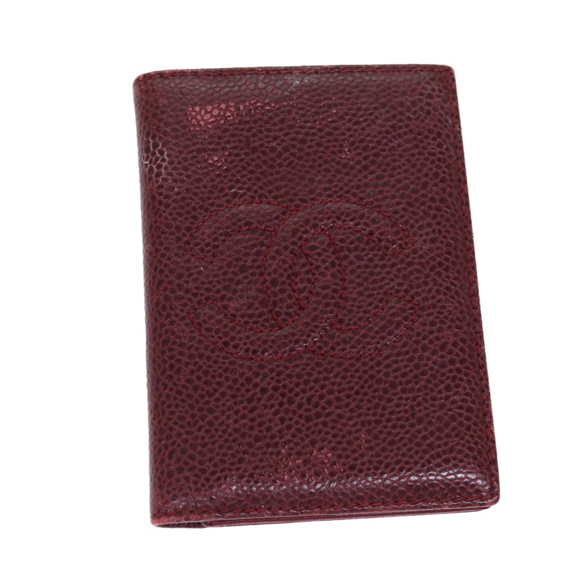 Chanel Red Leather Wallet 