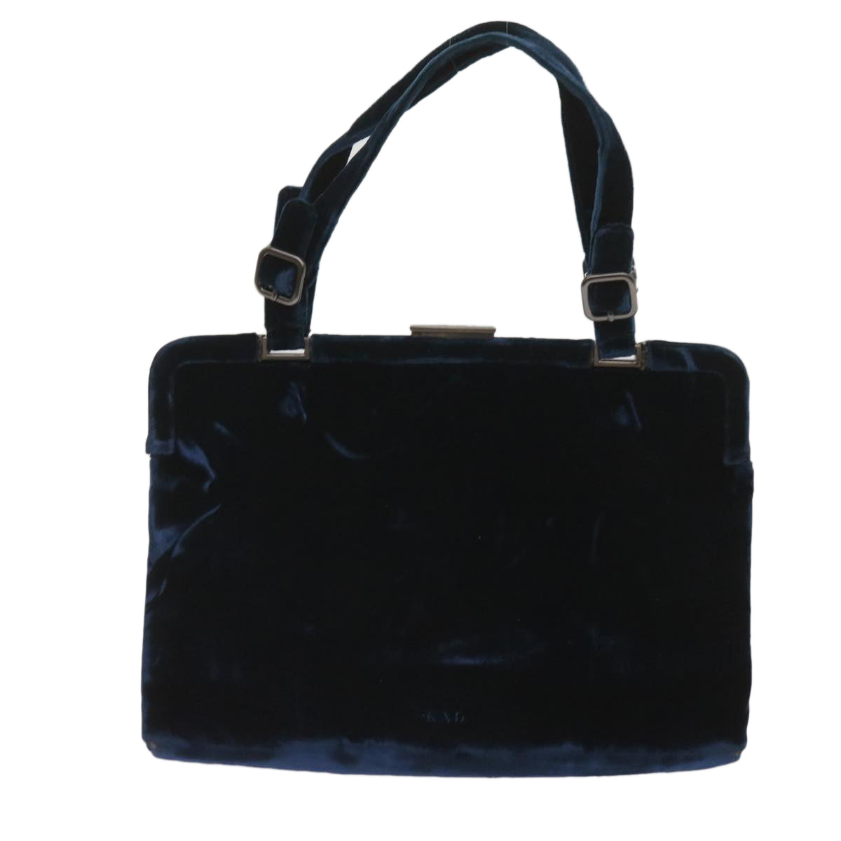 Prada Blue Velvet Handbag 