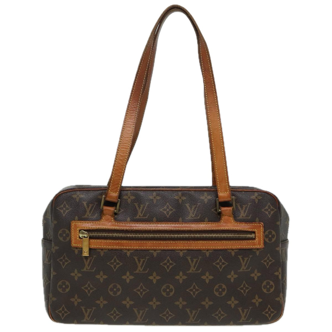 Louis Vuitton Cité Brown Canvas Shoulder Bag