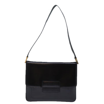 Gucci Swing Black Leather Shoulder Bag