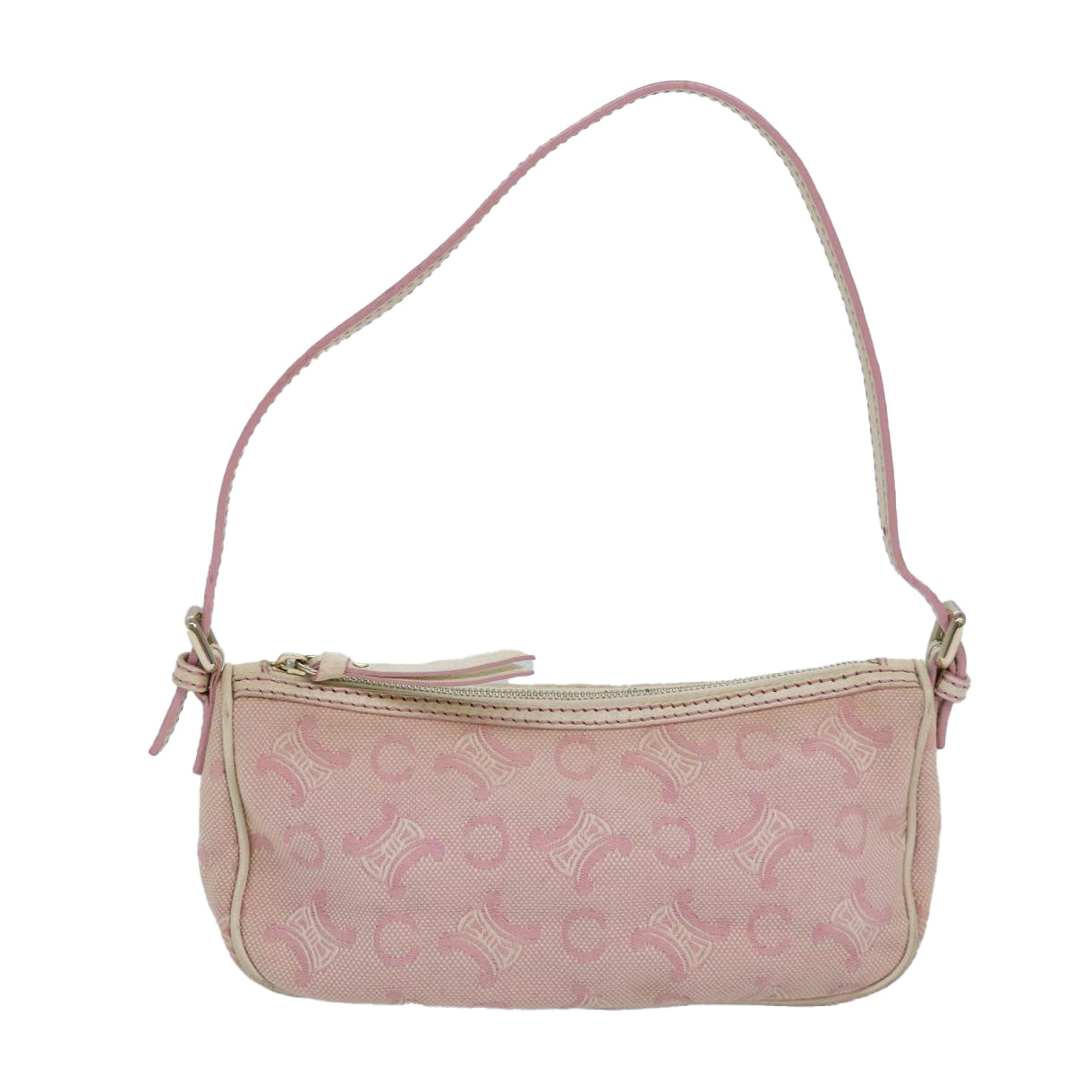 Céline Macadam Pink Canvas Shoulder Bag