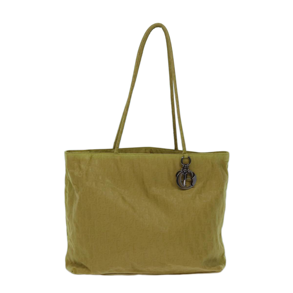 Dior Trotter Yellow Canvas Tote Bag