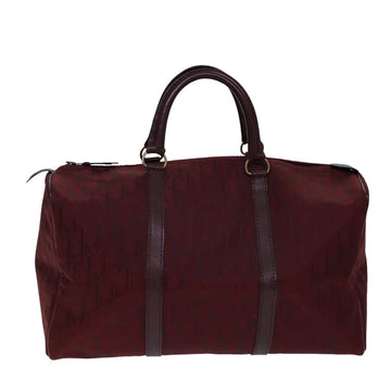 Dior Trotter Burgundy Canvas Travel Bag