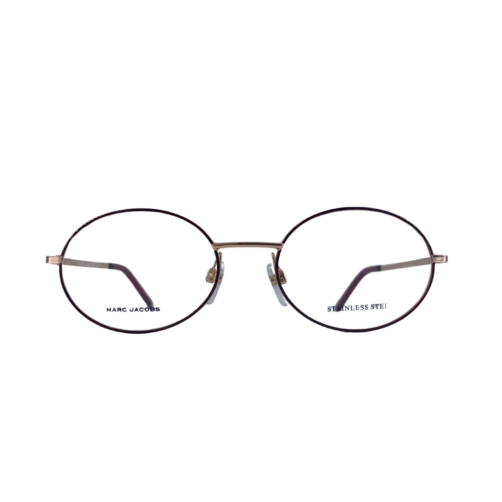 Marc Jacobs Gold Metal Glasses 