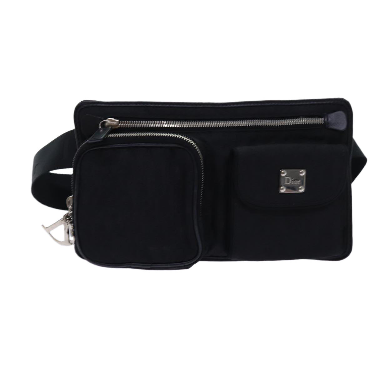 Dior Black Canvas Shoulder Bag