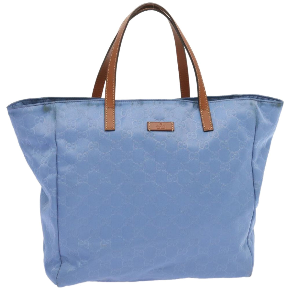 Gucci Soho Blue Canvas Tote Bag