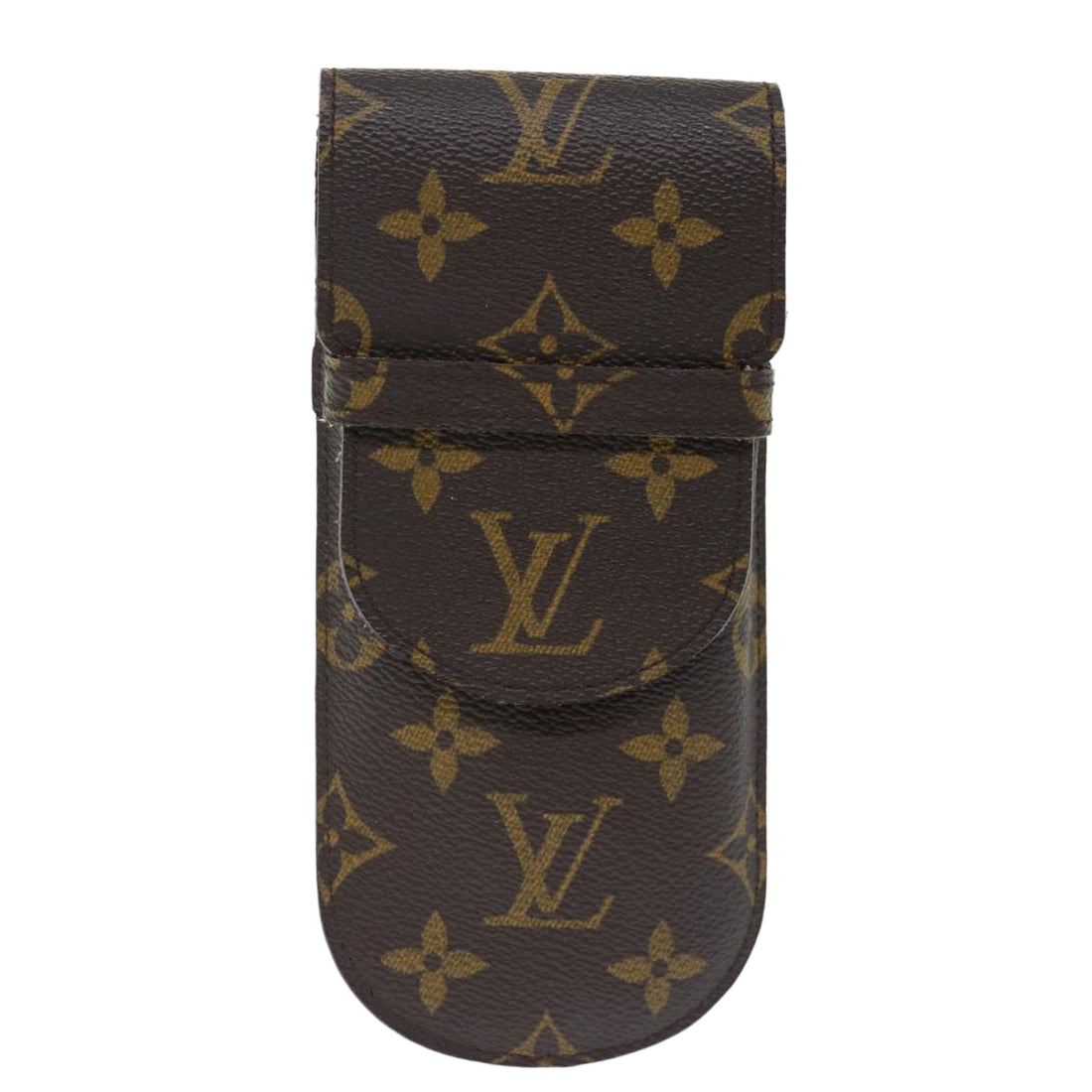 Louis Vuitton Etui à lunettes Brown Canvas Glasses 