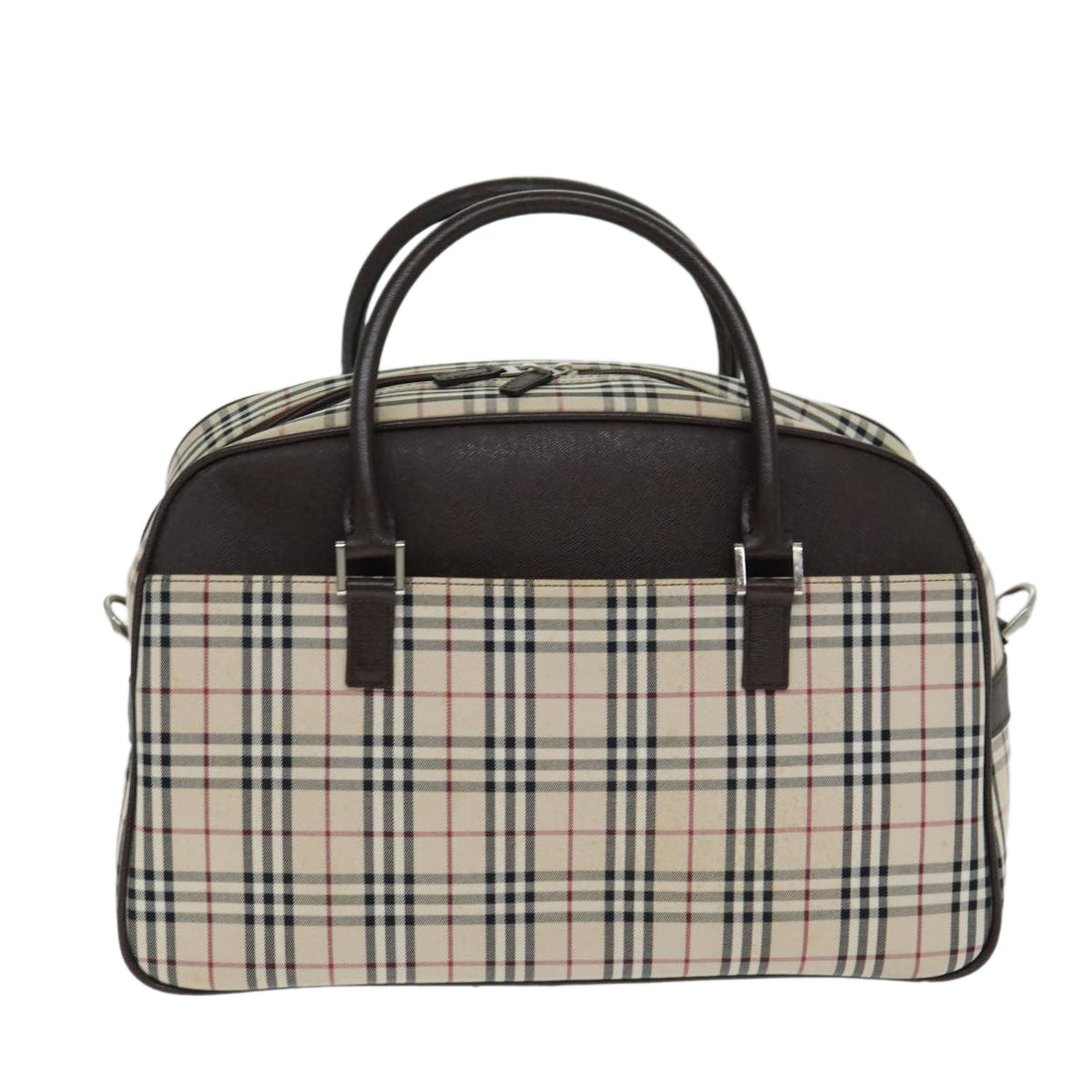 Burberry Nova Check Beige Canvas Travel Bag