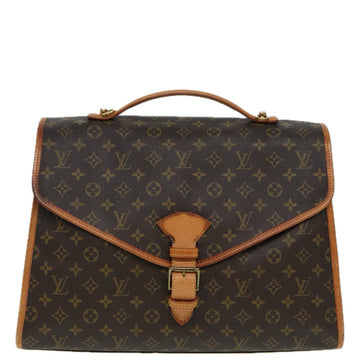 Louis Vuitton Beverly Brown Canvas Handbag 