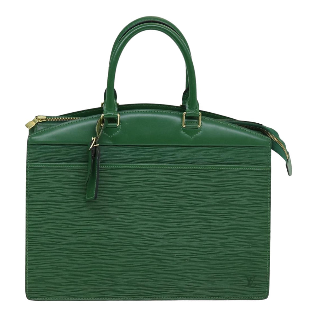 Louis Vuitton Riviera Green Leather Handbag 