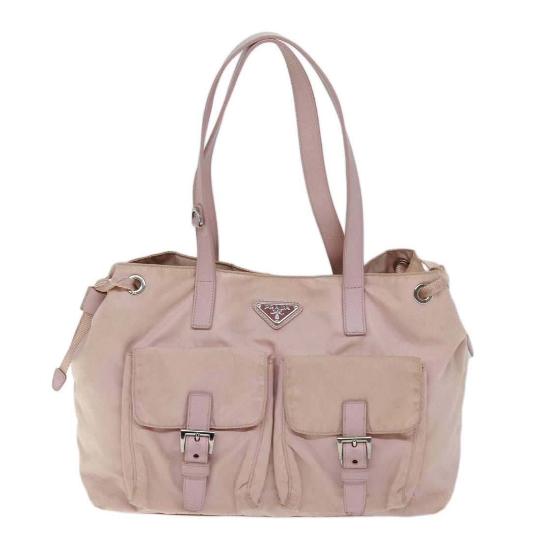 Prada Tessuto Pink Synthetic Tote Bag