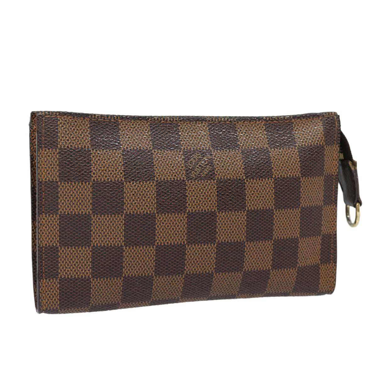 Louis Vuitton Trousse de Toilette Brown Leather Clutch Bag