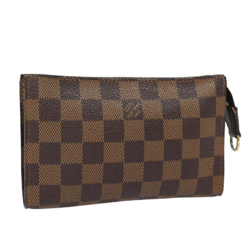 Louis Vuitton Trousse de Toilette Brown Leather Clutch Bag