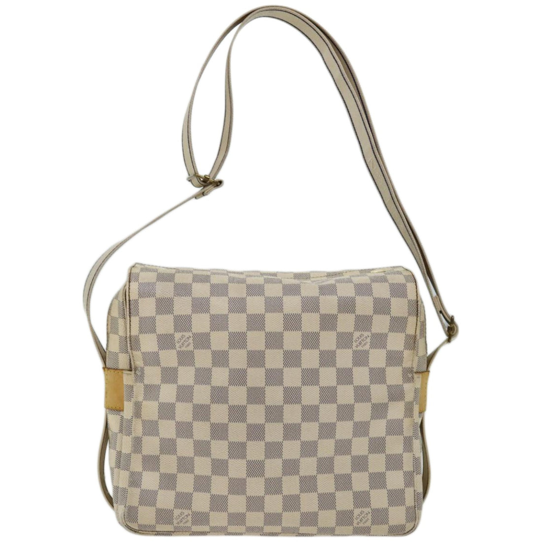 Louis Vuitton Naviglio Grey Canvas Shoulder Bag