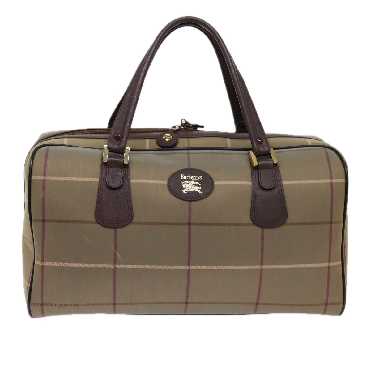 Burberry Brown Synthetic Travel Bag