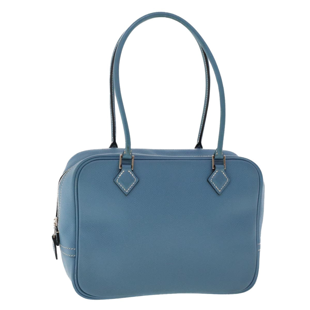 Hermès Plume Blue Leather Handbag 