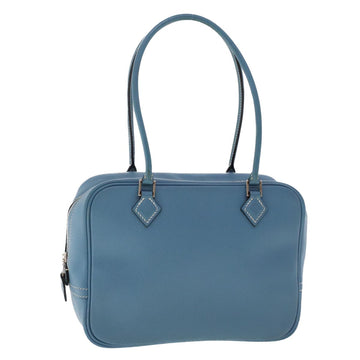 Hermès Plume Blue Leather Handbag 