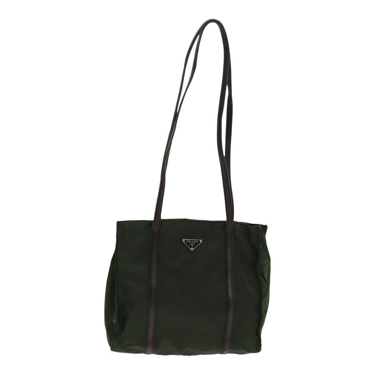 Prada Tessuto Green Synthetic Shoulder Bag