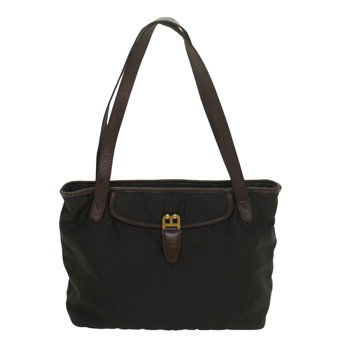 Bally Brown Synthetic Tote Bag