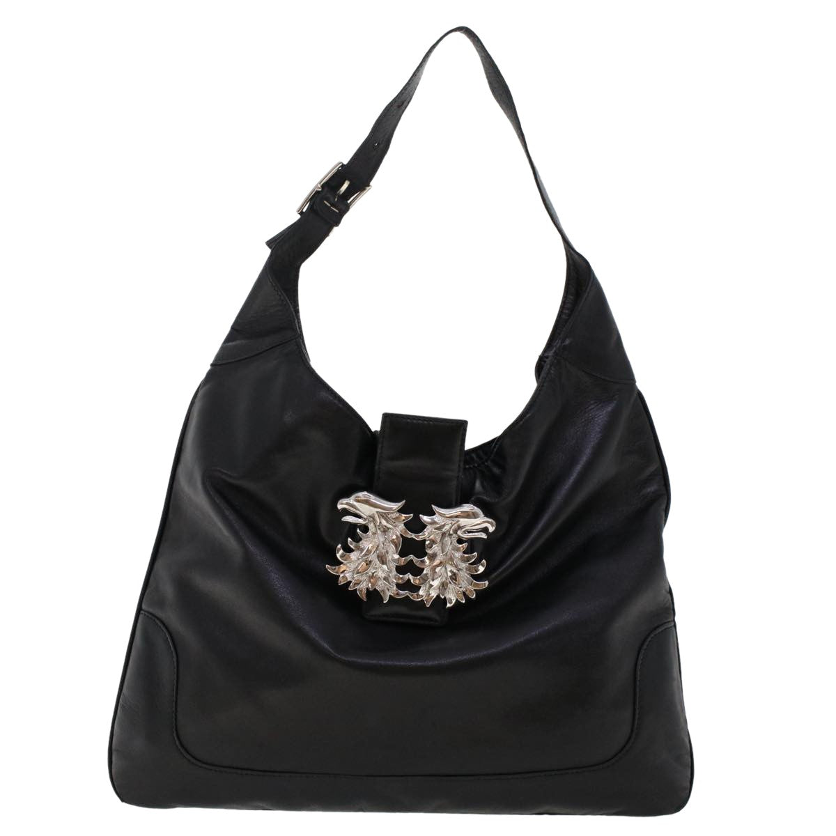 Valentino Garavani Black Leather Handbag 